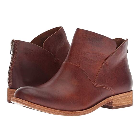 Kork-Ease Womens Ryder Ankle Boots US 7.5 M EU 38 Brown Leather NIB - Picture 1 of 13